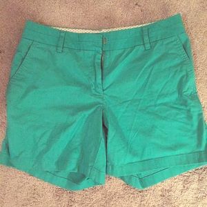 Kelly green shorts